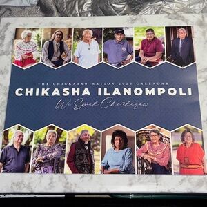 Native American Large 2026 The Chickasaw Nation “We Speak Chickasaw” Calendar
